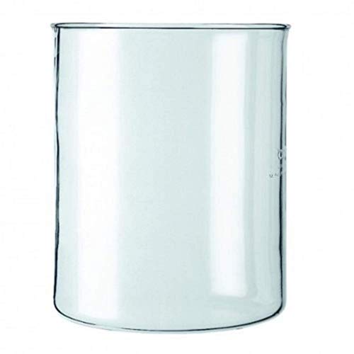Bodum Spare Beaker Ersatzglas ohne Ausguss für Kaffeebereiter, 4 Tassen, 0.5l, Transparent, 01-11142-10