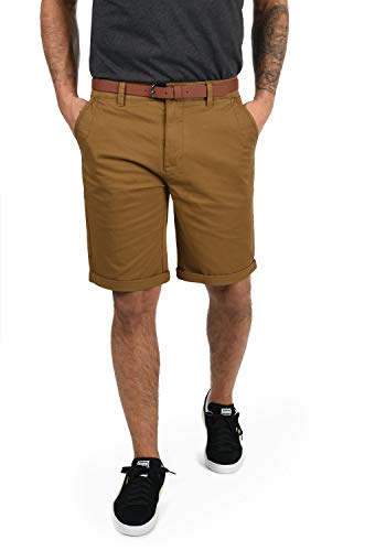 !Solid Montijo Chino Shorts Bermuda Kurze Hose Mit Gürtel Aus Stretch-Material Regular Fit, Größe:L, Farbe:Cinnamon (5056)