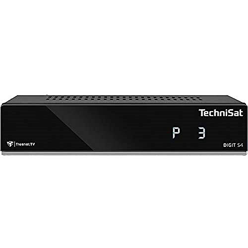 TechniSat Digit S4 freenet TV HD Sat-Receiver (mit Single-Tuner für Empfang aller Top Programme in HD, HDMI, empfangsbereit für freenet TV über Satellit) schwarz