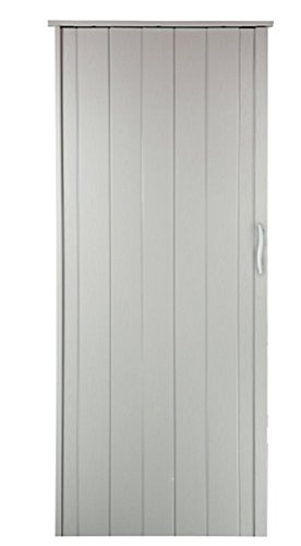 Falttür Schiebetür Tür weiss gewischt farben Höhe 202 cm Einbaubreite bis 84 cm Doppelwandprofil Neu