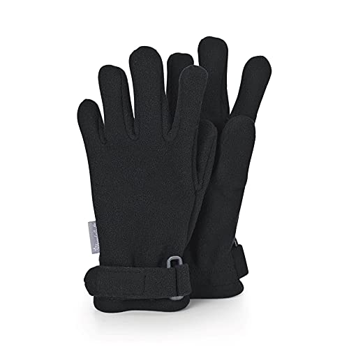 Sterntaler Unisex Kinder Fingerhandschuh Cold Weather Gloves, Schwarz, 3 EU