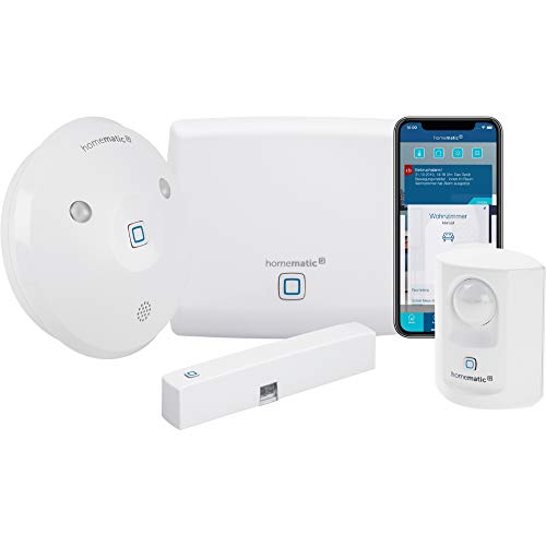 Homematic IP Smart Home Starter Set Alarm - Intelligenter Alarm auch aufs Smartphone, 153348A0