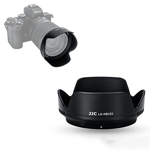 JJC HB-101 Gegenlichtblende, Ersetzt Nikon Streulichtblende HB-101 für Nikon NIKKOR Z DX 18-140mm f/3.5-6.3 VR Objektiv Sonnenblende bei Nikon Z50 Zfc DSLR Kamera Fotofotografie