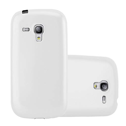 Handy Hülle kompatibel mit Samsung Galaxy S3 Mini - Schutzhülle in weiß - TPU Silikon Schutzhülle - Versand aus Deutschland