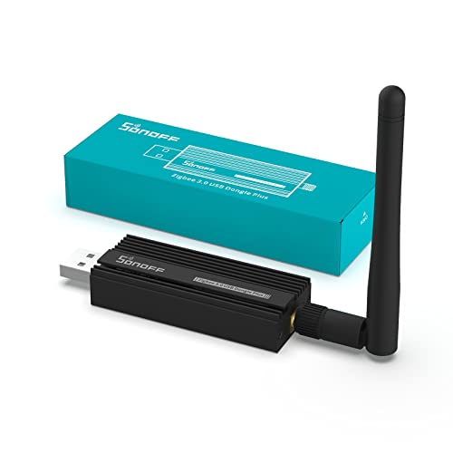 SONOFF Zigbee 3.0 USB Dongle Plus,TI CC2652P + CP2102(N) Zigbee USB-Stick für ZHA in Home Assistant or Zigbee2MQTT,Open HAB etc.