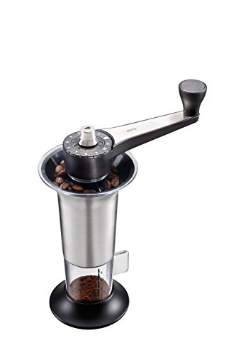 Gefu 16330 Kaffeemühle Lorenzo - zum Mahlen von Kaffeebohnen aus Edelstahl für Espresso, Filterkaffee und French Press Kaffee