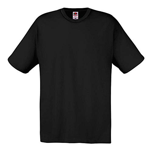 Fruit of the Loom - Original Full Cut T-Shirt L,Black