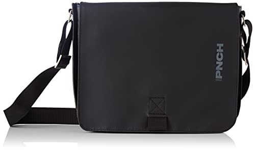 BREE Pnch 61, black, shoulder bag 83900061 Unisex-Erwachsene Schultertaschen 26x6x21 cm (B x H x T), Schwarz (black 900)
