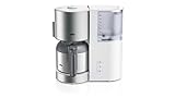 Braun Kaffeemaschine KF 5105 WH – IDCollection Filterkaffeemaschine, mit AromaSelect & 10 Tassen Thermoskanne, perfekter Genuss, 1000 Watt, Weiß/Edelstahl