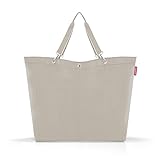 reisenthel shopper XL herringbone sand – Geräumige Shopping Bag und edle Handtasche in einem – Aus wasserabweisendem Material