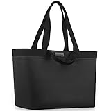 CHICECO Extra Große Shopper Handtasche für Damen Gross Arbeitstasche Reisetasche Wasserdicht (XL, Schwarz(mit 2 Steckfächern))