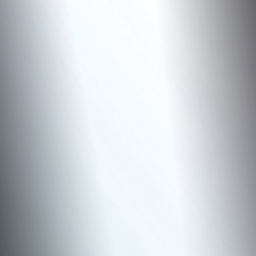 Klebefolie Industrial Optik Spiegel hochglanz Dekofolie Möbelfolie Tapeten selbstklebende Folie, PVC, silber, 45cm x 1,5m, 350µm (Stärke: 0,35 mm), Venilia 53128