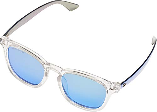 Urban Classics Unisex 109 Sunglasses UC Sonnenbrille, transparent/Blue, one Size
