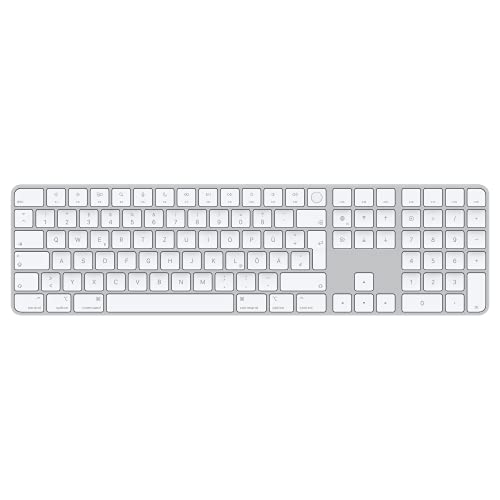 Apple Magic Keyboard mit Touch ID und Ziffernblock (für Mac mit Apple Chip) - Deutsch - Silber