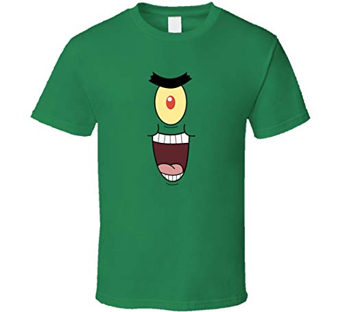 YAOJIN Plankton Evil Laugh Halloween Kostüm Spongebob T-Shirt Irish Green Gr. 56, grün