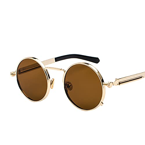 Personalisierte Sonnenbrillen Sonnenbrillen Sonnenbrillen Reflektierendes Bein Federmetall Punk Herren Trendy Style Damen Neue Brille Sportbrille Mit Sehstärke Clip (C, One Size)