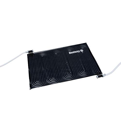 Bestway Flowclear Solar-Poolheizung für Filtersysteme, Clean Sun Powered Pool Pad, Schwarz, 110 x 171 cm