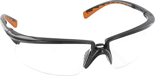 3M Solus Schutzbrille, AS-UV, PC, klar Rahmen schwarz-orange