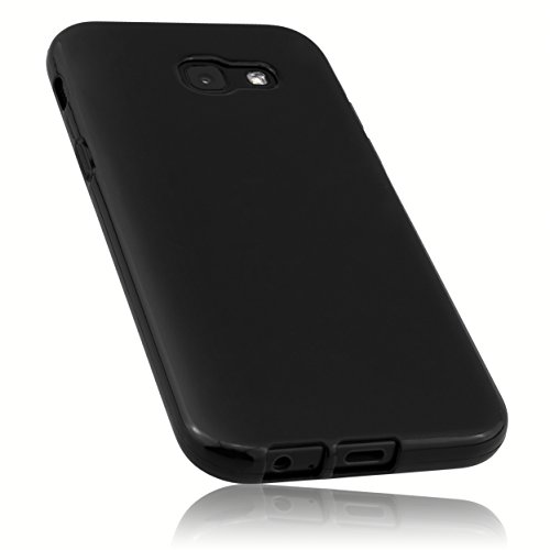 mumbi Hülle kompatibel mit Samsung Galaxy A5 2017 Handy Case Handyhülle, schwarz
