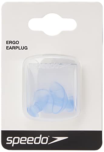 Speedo Ergo Earplug, Assorted 2-Blue, Graphite, One Size