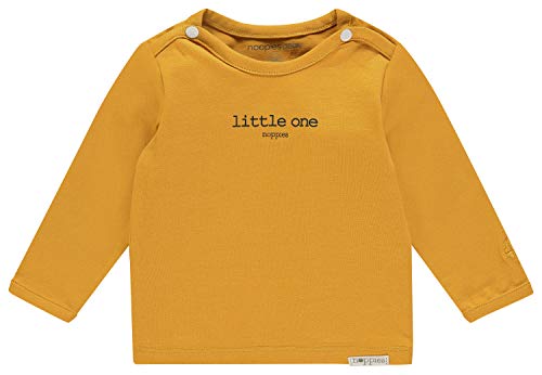 Noppies Unisex Baby U Tee Ls Hester Text T Shirt, Honey Yellow, 50 EU