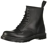 Dr. Martens 1460 MONO Smooth BLACK, Unisex-Erwachsene Combat Boots, Schwarz (Black), 39 EU (6 Erwachsene UK)