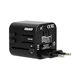 ORNO AE-13173 GOworld Reisestecker Adapter Universal in über 200 Länder weltweit, 100-240V, 8A