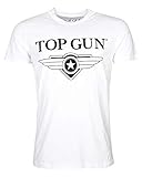 Top Gun Herren T-Shirt Cloudy Tg20191006 White,XL