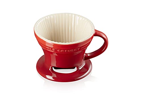 Le Creuset Seattle Pour-Over-Kaffee-Filter, Steinzeug, Kirschrot