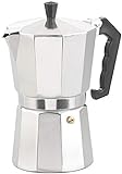 Cucina di Modena Espressomaschine: Espresso-Kocher für 9 Tassen, 400 ml, für Gas- & Elektroherde geeignet (Espressokocher Gas, Espresso-Kaffeekanne, Camping Wasserkocher)