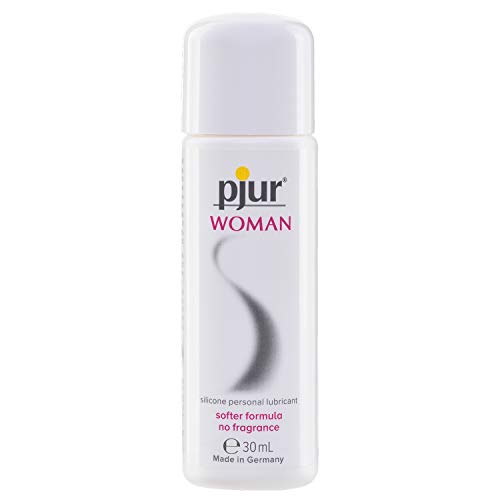pjur WOMAN - Gleitgel für Frauen auf Silikonbasis - für prickelnden Sex und längeren Spaß - optimal für empfindliche Haut (30ml)