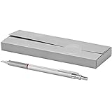 ROTRING -'Rapid Pro' Chrom Kugelschreiber - Metall Druckkugelschreiber Hochwertig Geschenk - Silber