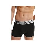 Calvin Klein Herren 3er Pack Boxershorts Trunks Baumwolle mit Stretch, Mehrfarbig (Black/White/Grey Heather), M