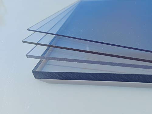 Polycarbonat Platte farblos 1000 x 600 x 0,75 mm transparent Zuschnitt PC alt-intech®