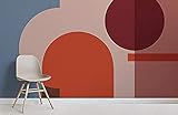 ZZXIAO Bunte geometrische Formen Modernes Bauhaus-Tapeten-Wandbild wandpapier fototapete 3d effekt tapete Wohnzimmer Schlafzimmer Hintergrundbild-430cm×300cm