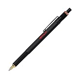 rOtring 800 Kugelschreiber | mittlere Spitze | Schwarze Tinte | Schwarze Schaft | nachfüllbar