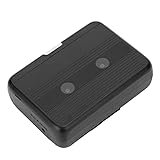 Bluetooth-Kassettenspieler, mit Kopfhörer-Akku oder USB-Netzteil, AutoReverse-Funktion (schwarz), Tragbarer FM-Kassettenrekorder, Tragbarer Kassettenspieler mit (Schwarz)