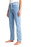 NA-KD Damen Straight High Waist Jeans, hellblau, 44