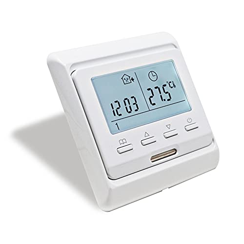 Fayme 16A 230V LCD Programmierbare Warme Fuu Boden Heizung Raum Thermostat Temperaturregler Temperatur Regler Manuell Mechanisch
