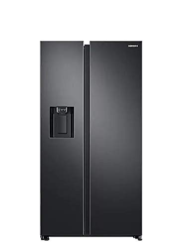 Samsung RS8000 RS6GN8221B1/EG Side-by-Side Kühlschrank / 407L Kühlteil / 210L Gefrierteil / Schwarz / Frischwasseranschluss [Energieklasse A++]