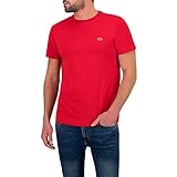 Lacoste Herren T-Shirt Crew Neck, Red 240, Gr. 7 (Herstellergröße: XXL)