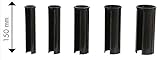 XXL 15 cm Doppler Granitsockel-Reduzierringe Innendurchmesser 25, 32, 38, 48 und 52 mm, schwarz Adapter
