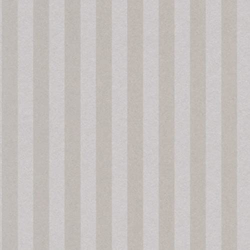Casa Padrino Barock Textiltapete Beige/Silber 10,05 x 0,53 m - Barock Tapete mit Streifen