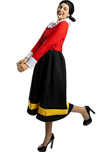 Funidelia | Olivia Kostüm - Popeye 100% OFFIZIELLE für Damen Größe M ▶ Popeye, Zeichentrickfilm - Farben: Bunt, Zubehör für Kostüm - Lustige Kostüme für Deine Partys
