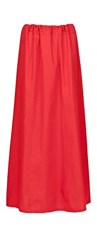 Maharanis Sari Unterrock 8 verschiedene, Einheitsgröße, Rot