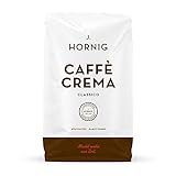J. Hornig Kaffeebohnen Espresso, Caffè Crema Classico, 1000g, schokoladiges & nussiges Aroma, für Vollautomaten, Siebträgermaschine oder Espressokocher, ganze Bohnen