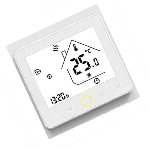 Kavolet Intelligenter Thermostat, Digital Raumthermostat, Intelligenter Temperaturregler für 5A Wasser Fußbodenheizung Thermostat, für Hotel, Haus, Schule, Büro (kein WLAN