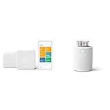 tado° Smartes Thermostat (Funk) Starter Kit V3+ - Intelligente Heizungssteuerung, kompatibel mit Alexa, Siri und Google Assistant + Smartes Heizkörper-Thermostat (Universelle Anbringung)