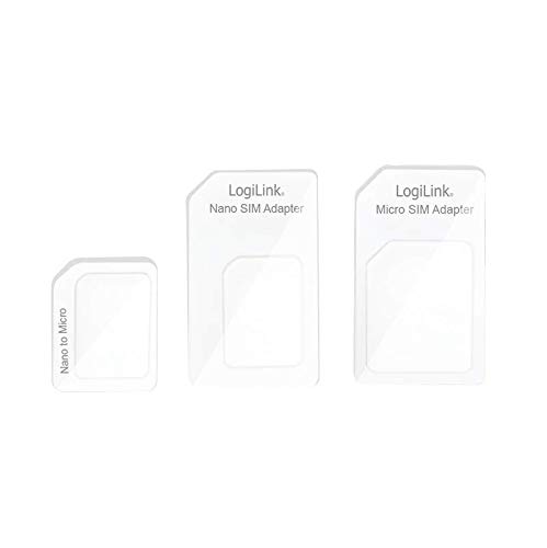 LogiLink AA0047 Dual Sim-Karten Adapter für Micro SIM und Nano SIM
