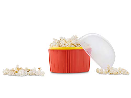 Mikrowellen Popcorn Maker | Ideal als Popcornmaschine | Mikrowellen Popcorn kalorienarm | Popcorn Mikrowelle Maker | Mikrowellen Popcorn Schüssel